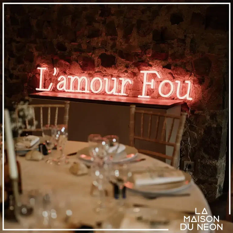 neon personnalise pour mariage