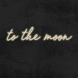 To the moon - Neon LED
