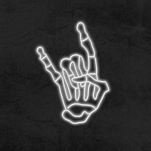 Main Squelette - Néon LED