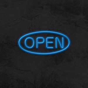 Open dans l'élipse - Néon LED