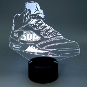Lampe LED Air Jordan 5 Supreme Sneaker