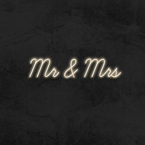 Mr and Mrs - Néon LED