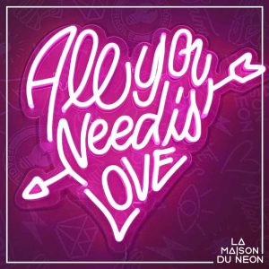 All You Need Is Love - Neon Deco