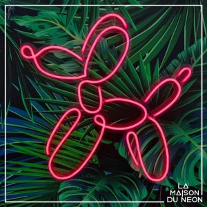 Chien gonflable - Néon LED