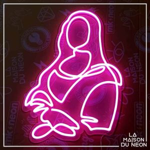 Joconde Mona Lisa revisitée - Neon LED
