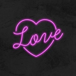 Coeur Love - Néon LED