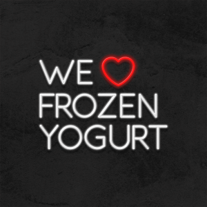 We love Frozen Yogurt - Néon LED
