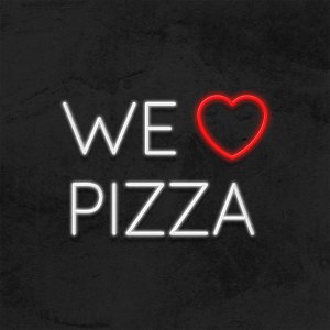 We love Pizza - Néon LED