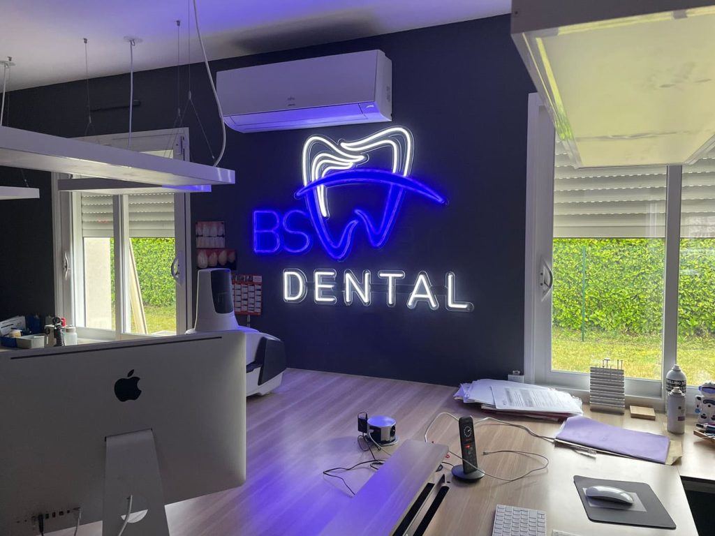 Néon Cabinet Dentaire Dentiste Dent