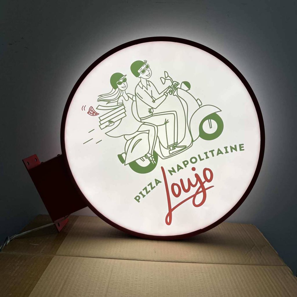 Néon Enseigne Drapeau Loujo