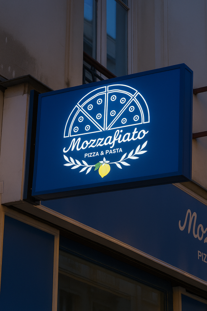 neon Mozzafiato Drapeau