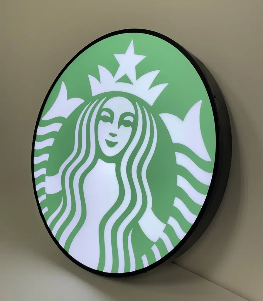 Caisson lumineux starbuck cafe