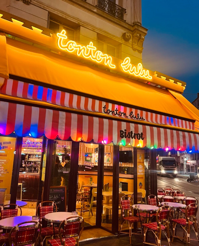 Néon Tonton Lulu Exterieur Outdoor neon acryled